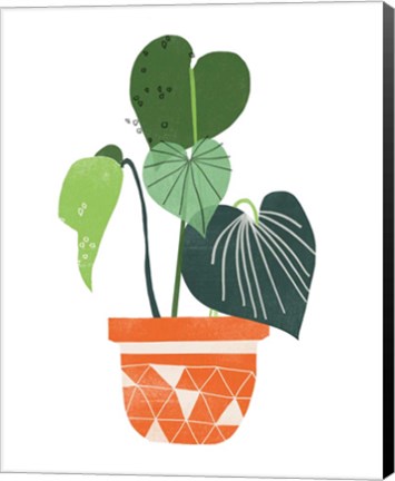 Framed Happy Plants II Print
