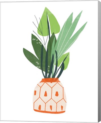 Framed Happy Plants III Print