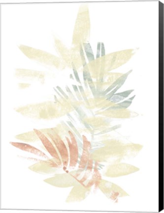 Framed Pastel Tropics II Print