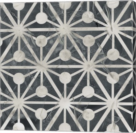 Framed Neutral Tile Collection IX Print