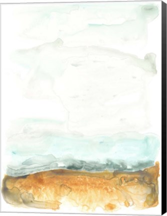 Framed Flowing Sand Bar II Print