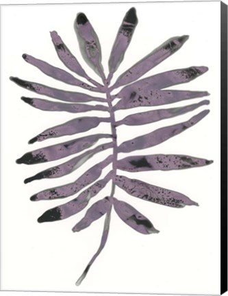 Framed Foliage Fossil I Print