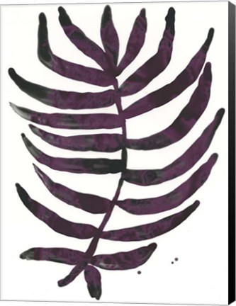 Framed Foliage Fossil VI Print