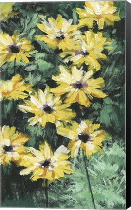 Framed Floral Impressions I Print