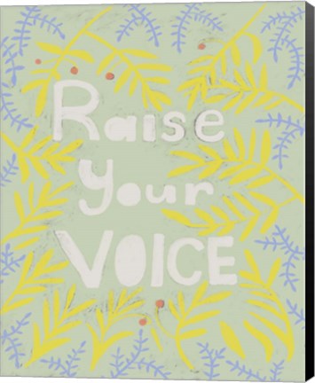 Framed Her Voice I Print