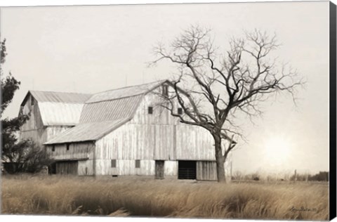 Framed Ohio Fields I Print