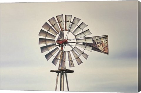 Framed Windmill Close-Up Print