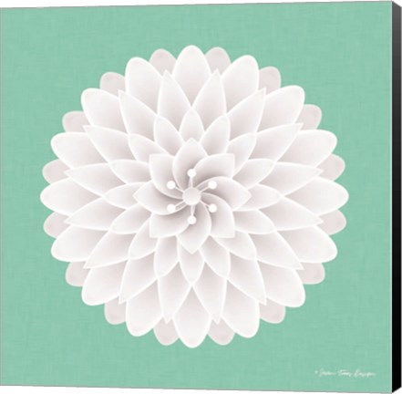 Framed 3D Flower Print