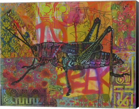 Framed Grasshopper Print