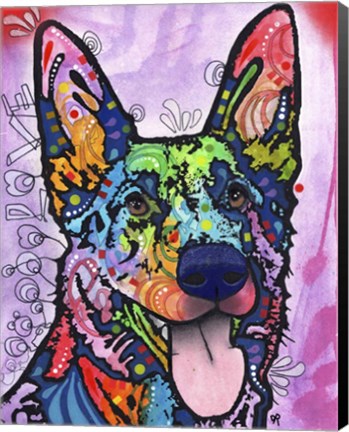 Framed Shepherd Love Print