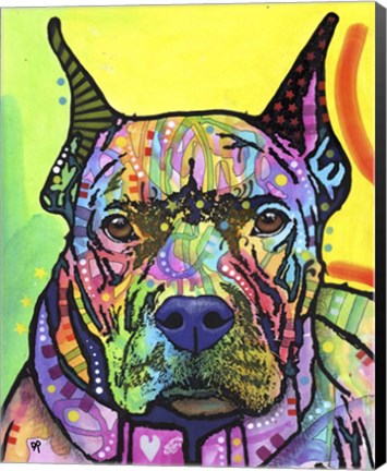 Framed Stare Down Print