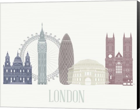 Framed London Skyline Print
