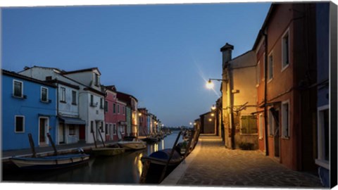 Framed Daybreak in Burano I Print