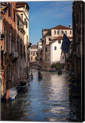 Framed Passing Gondolas Print