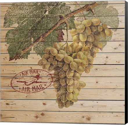 Framed Grape Crate II Print