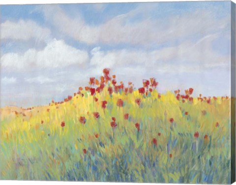 Framed Summer Breeze Meadow II Print