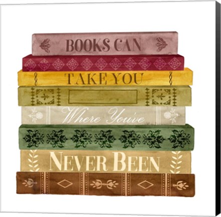 Framed Book Lover II Print