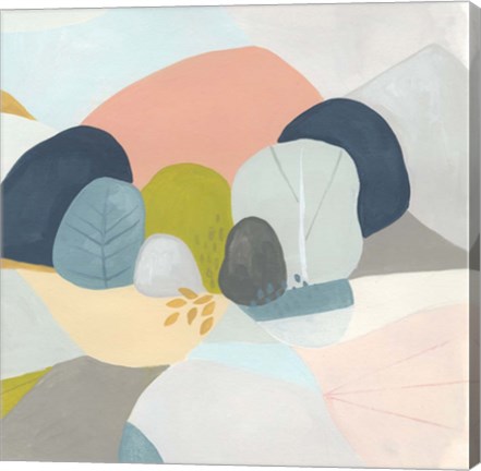 Framed Whimsical Valley II Print