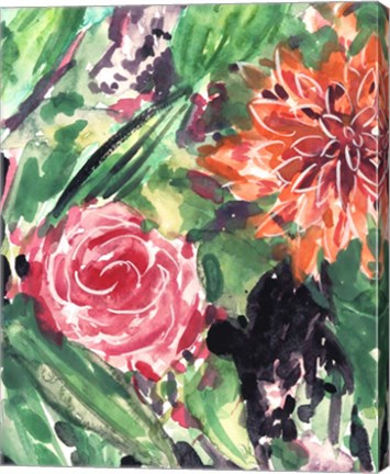 Framed Garden Fest IV Print