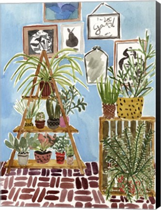 Framed Way to the Jungle III Print