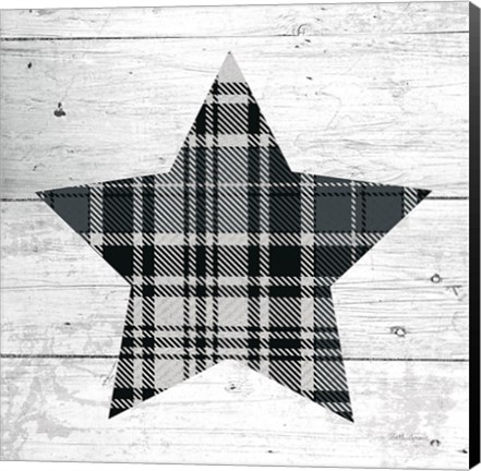 Framed Nordic Holiday XIII Plaid Print