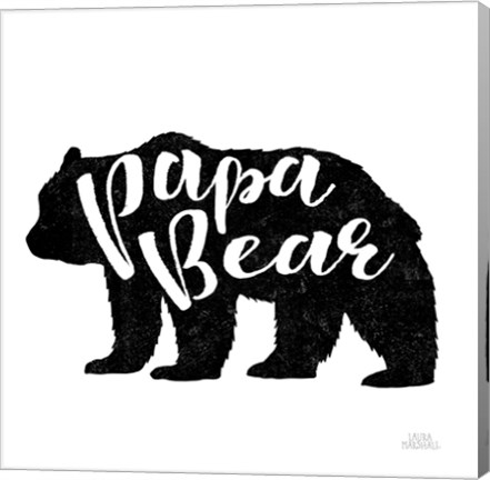 Framed Papa Bear Print