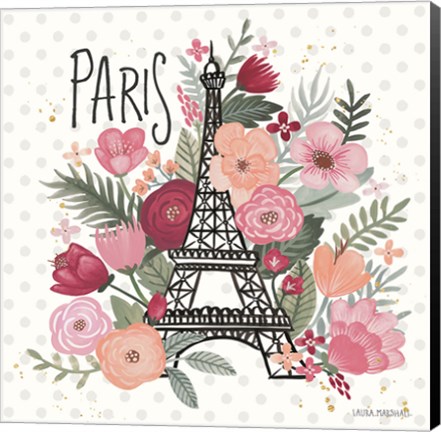 Framed Paris is Blooming II Print