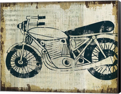 Framed American Pop Moto Print