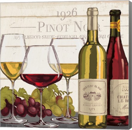 Framed Wine Tasting III Print