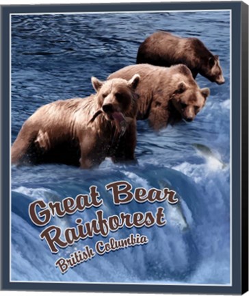 Framed Great Bear Rainforest Print