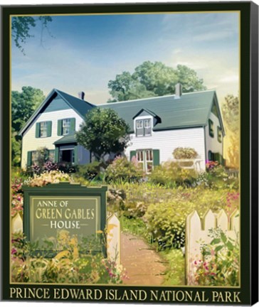 Framed Anne of Green Gables House Print
