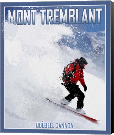 Framed Mont Tremblant Print