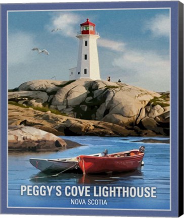 Framed Peggy&#39;s Cove Print