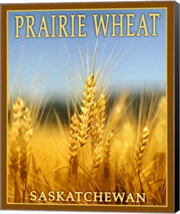 Framed Praire Wheat, Print