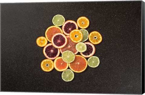 Framed Citrus Drama II Print