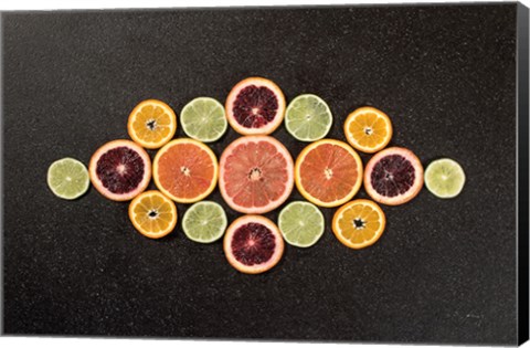 Framed Citrus Drama III Print