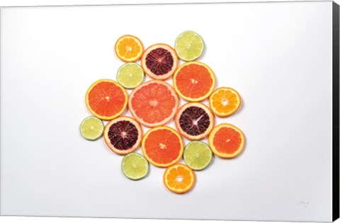 Framed Sunny Citrus I Print