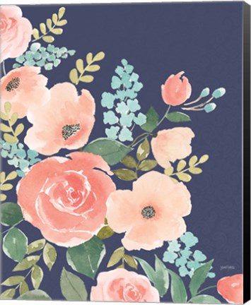 Framed Blooming Delight I Print