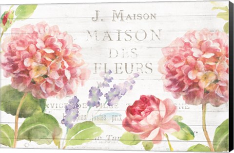 Framed Maison Des Fleurs II Print