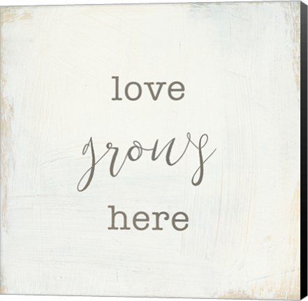Framed Home Sweet Home III Script Print