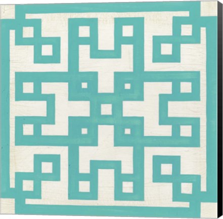 Framed Maze Motif III Print