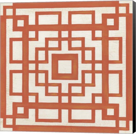 Framed Maze Motif IX Print