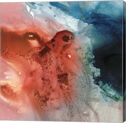 Framed Aqueous Drift I Print