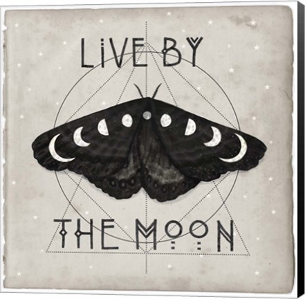 Framed Live by the Moon I Print