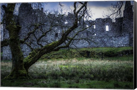 Framed Medieval Ruins 2 Print