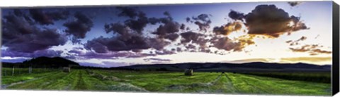 Framed Montana Farmland Print