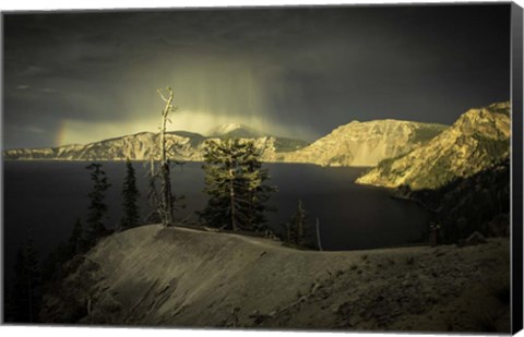 Framed Crater Lake 2 Print