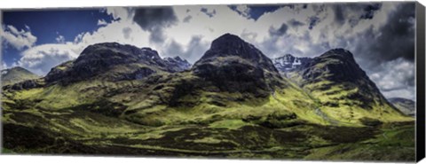 Framed Glen Etive Panorama Print