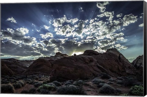 Framed Valley Of Fire 2 Print