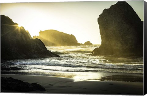 Framed Bandon Beach 2 Print